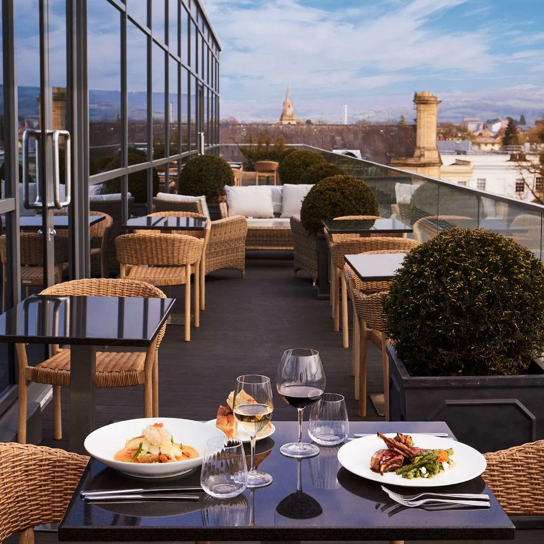 Elevated Dining Above the City